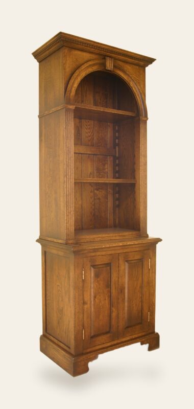 Bookcase cabinet, view 1 — handmade by Bryn Hall in Suffolk