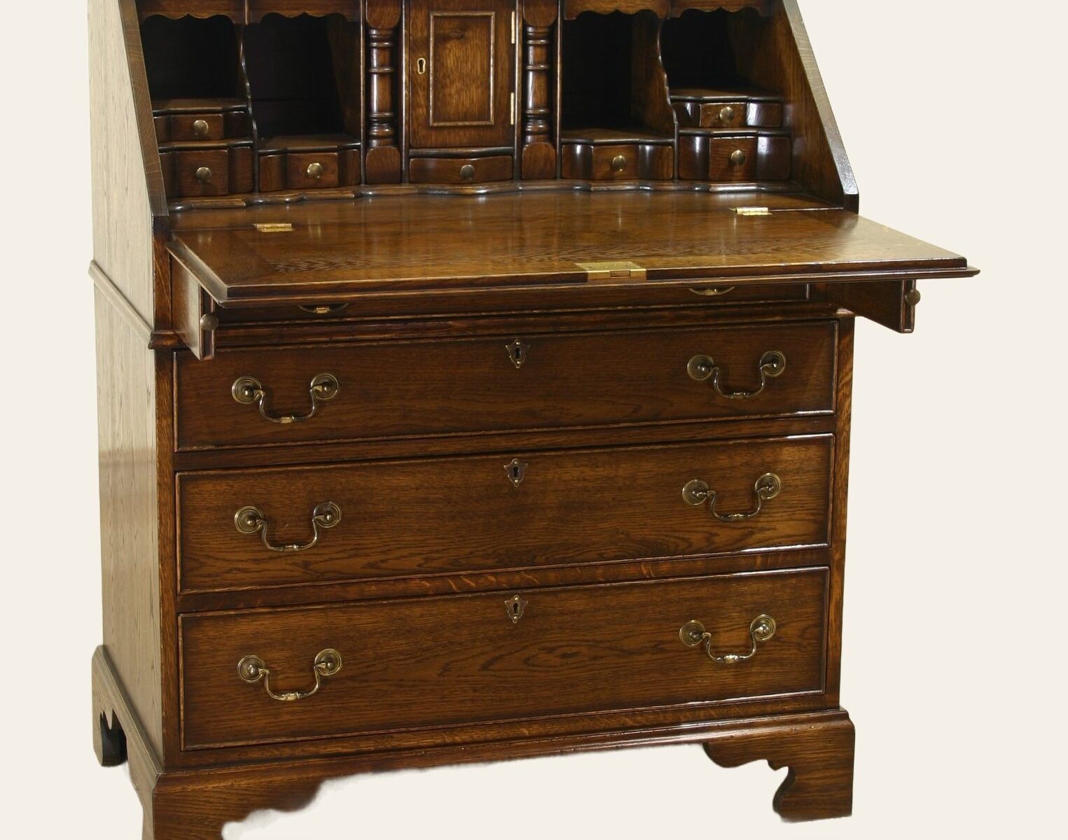 Bureau 902 open — handmade by Bryn Hall in Suffolk