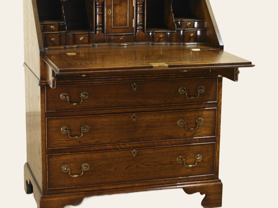 Bureau 902 open — handmade by Bryn Hall in Suffolk