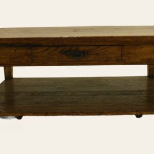 Coffee table with potboard sand blasted — handmade by Bryn Hall in Suffolk