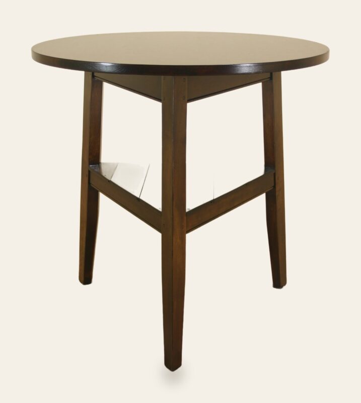 Cricket table cherry, view 2 — handmade by Bryn Hall in Suffolk