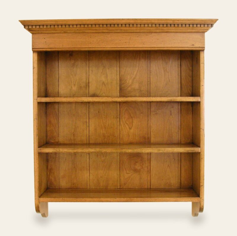 Delf rack, front view cherry — handmade by Bryn Hall in Suffolk
