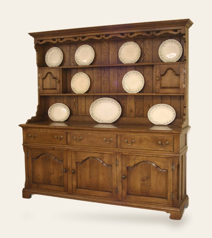 Dressser and rack 205 three drawer doors, view 1 — handmade by Bryn Hall in Suffolk