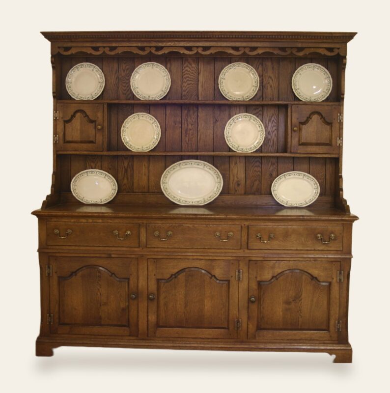 Dressser and rack 205 three drawer doors, view 2 — handmade by Bryn Hall in Suffolk