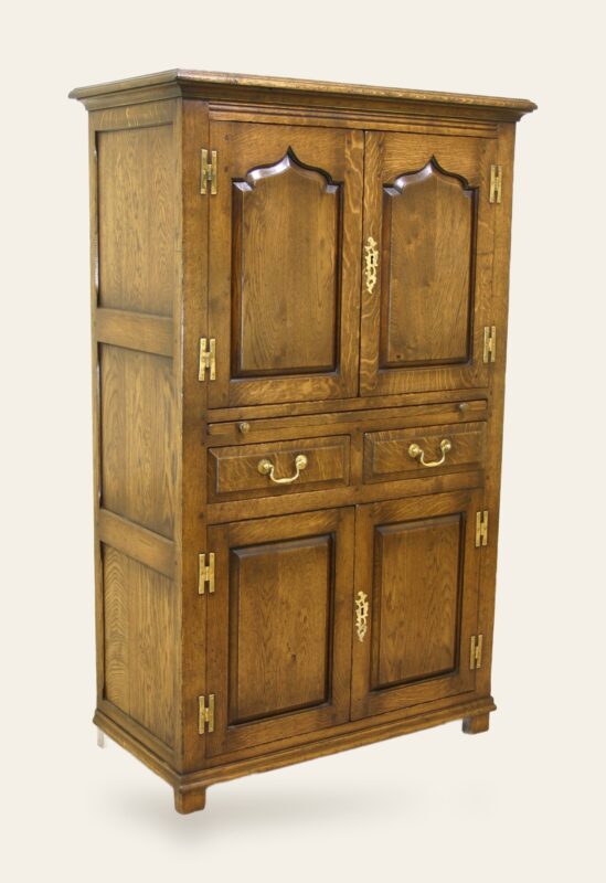 Drinks cabinet 148, angle view — handmade by Bryn Hall in Suffolk