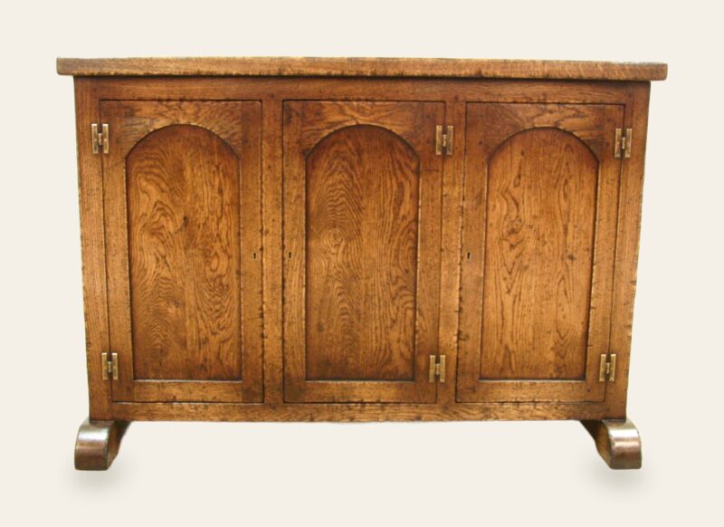 Drinks cabinet three door, view 3 — handmade by Bryn Hall in Suffolk