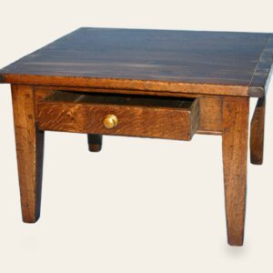 Farm house lamp table ant emp drawer out 2 — handmade by Bryn Hall in Suffolk