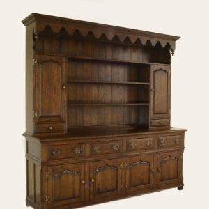 Four door dresser and rack 209, angle view — handmade by Bryn Hall in Suffolk