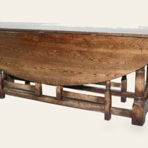 Gateleg table 307 leafs down — handmade by Bryn Hall in Suffolk