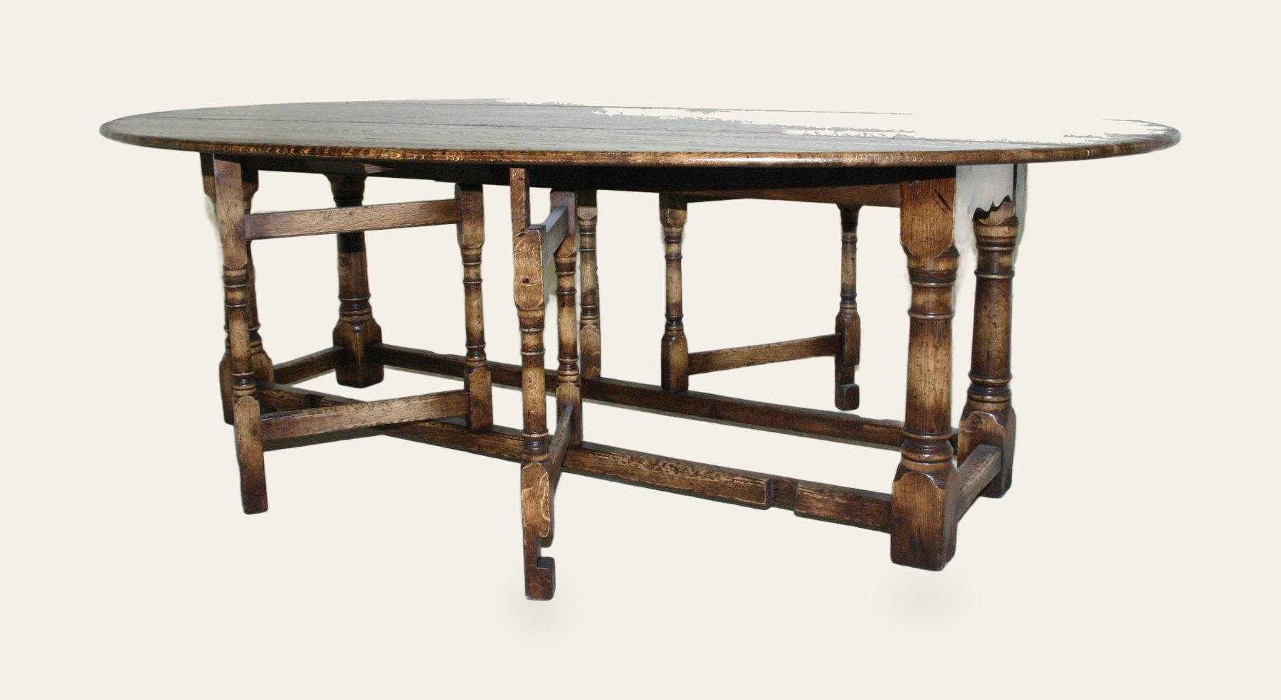 Gateleg table 307 — handmade by Bryn Hall in Suffolk