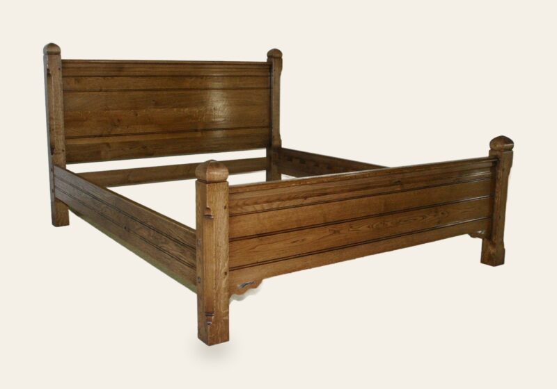 Gothic type bed — handmade by Bryn Hall in Suffolk