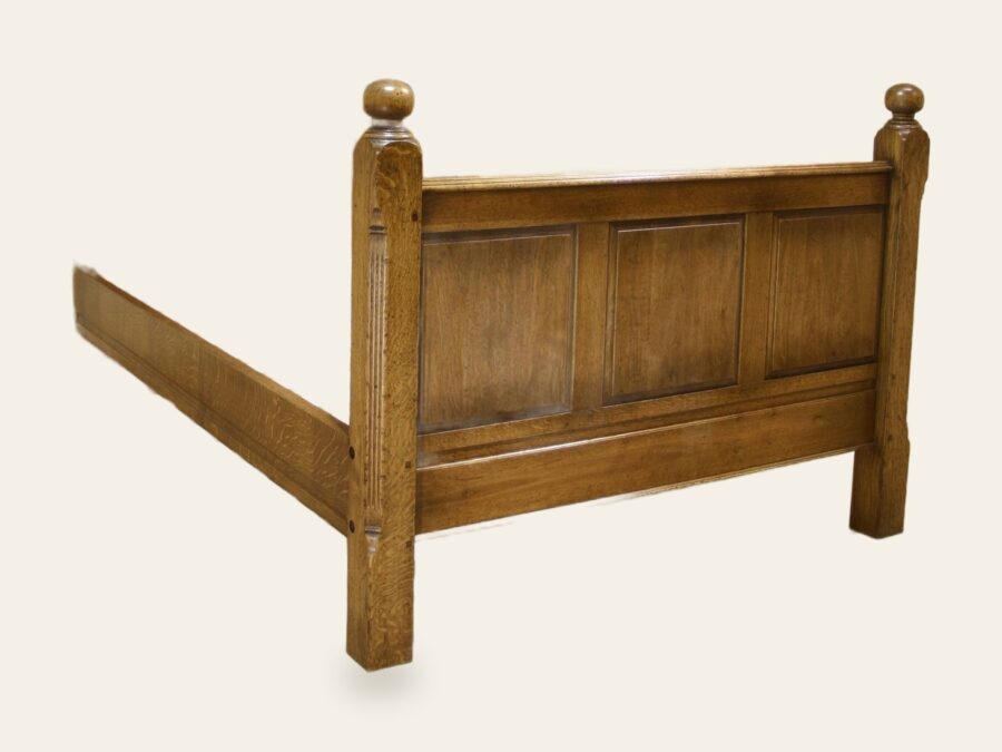 Half tester bed 930a anglet shot — handmade by Bryn Hall in Suffolk