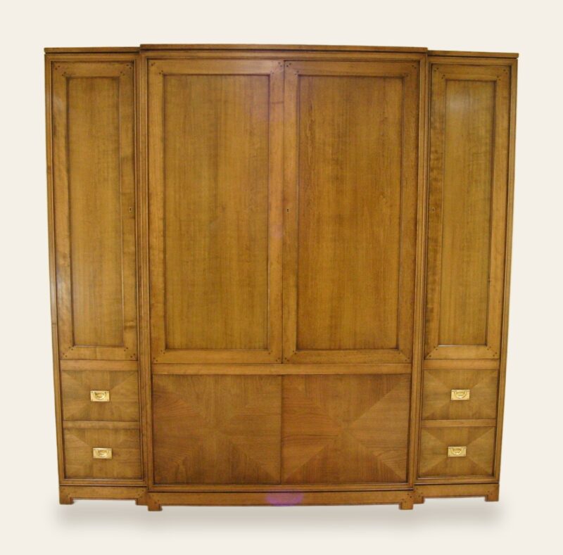 Large breckfront cabinet, front view — handmade by Bryn Hall in Suffolk