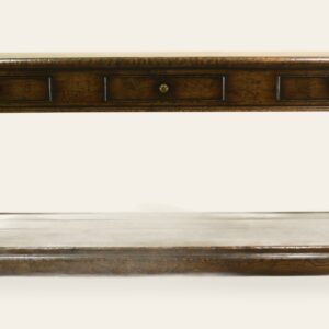 Large side table turned legs corner shop, view 1 — handmade by Bryn Hall in Suffolk