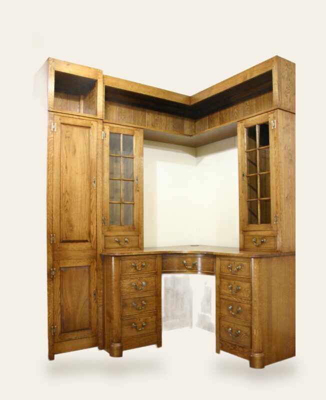 Libbry main unit, front view — handmade by Bryn Hall in Suffolk