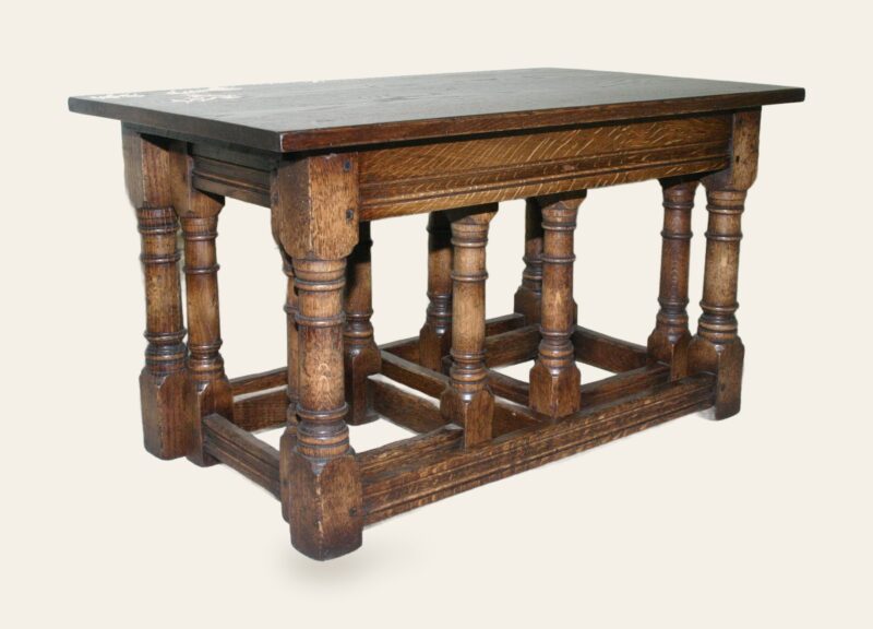 Long john nest of table 721b — handmade by Bryn Hall in Suffolk