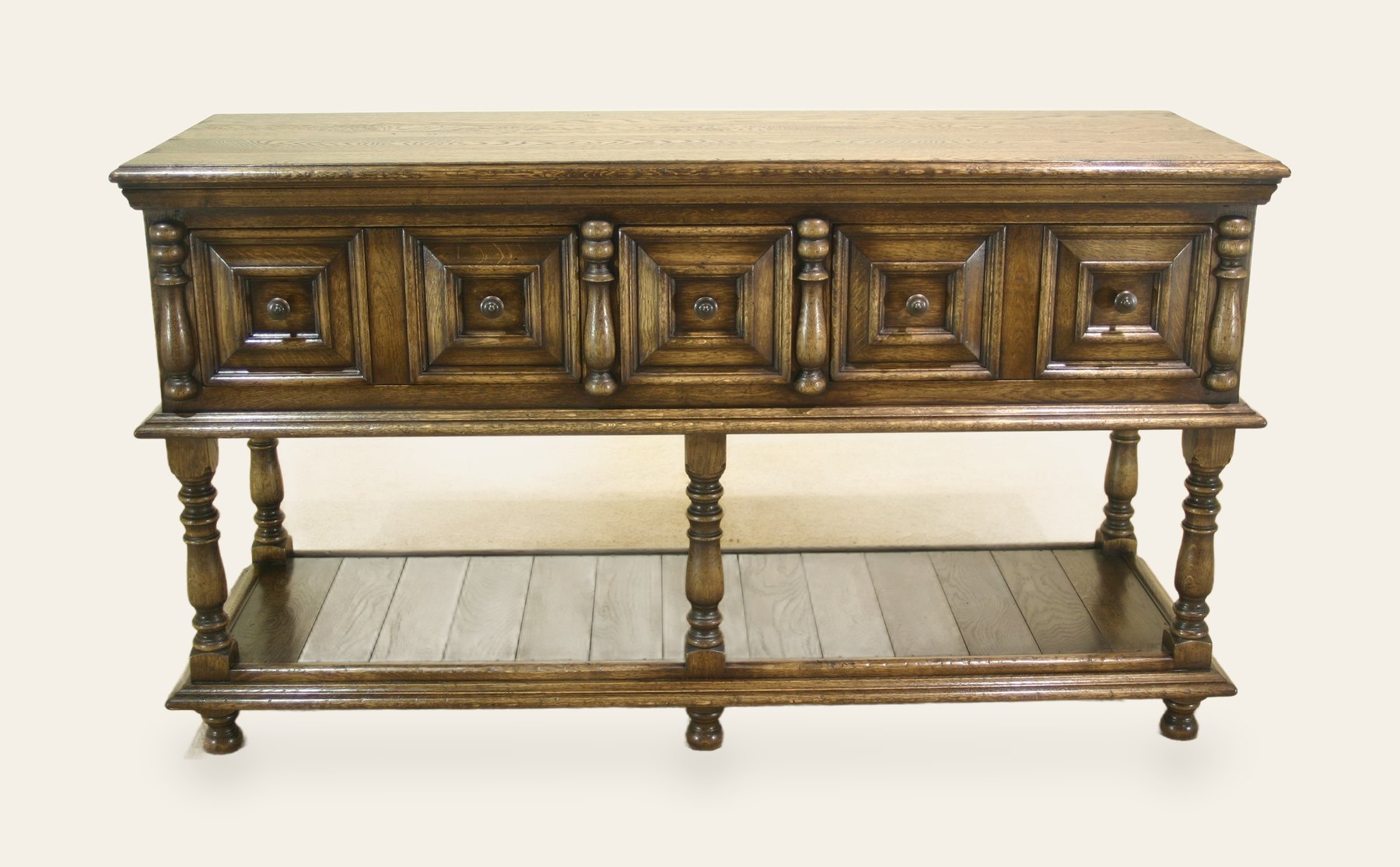Moulded front potboard base 951, view 2 — handmade by Bryn Hall in Suffolk