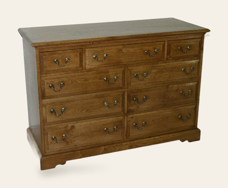 Nine drawer chest of drawers — handmade by Bryn Hall in Suffolk