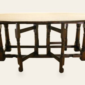 Oval gate leg table 307 — handmade by Bryn Hall in Suffolk