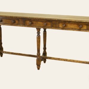 Potboard base three drawers and six legs, angle view — handmade by Bryn Hall in Suffolk