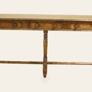Potboard base three drawers and six legs, front view — handmade by Bryn Hall in Suffolk