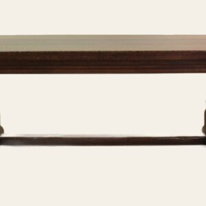 Refectory drawleaf table four planked, top, view 1 — handmade by Bryn Hall in Suffolk