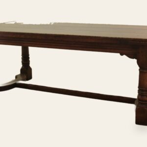 Refectory drawleaf table four planked, top, view 2 — handmade by Bryn Hall in Suffolk