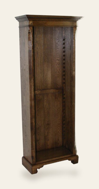Single bookcase 116 no shelves — handmade by Bryn Hall in Suffolk
