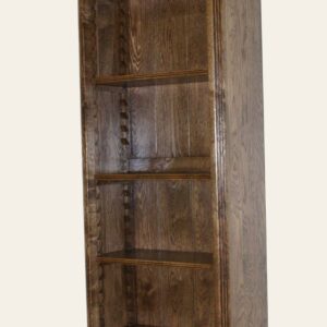 Single bookcase with shelves in — handmade by Bryn Hall in Suffolk