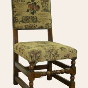 Single cromwellian chair upholstered seat 518 — handmade by Bryn Hall in Suffolk