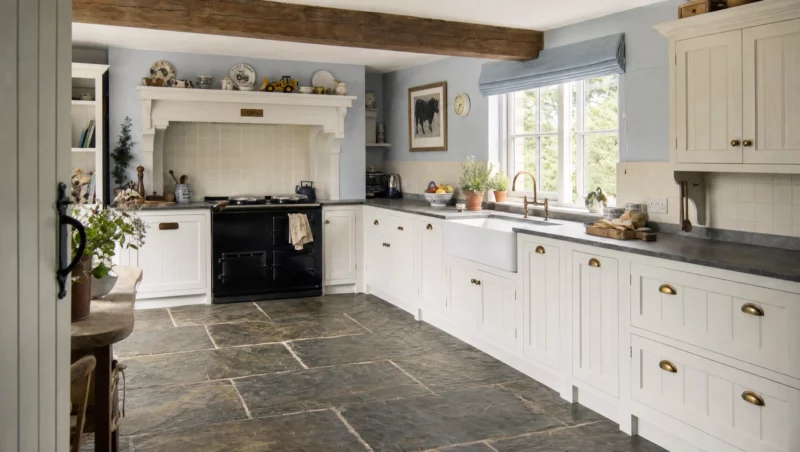 A Farmhouse kitchen by Square & True
