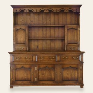 Three door dresser and rack 210, front view — handmade by Bryn Hall in Suffolk
