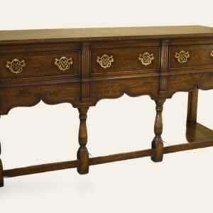 Three drawer potboard base 123b architectural, angle view — handmade by Bryn Hall in Suffolk