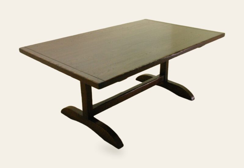 Trestle table — handmade by Bryn Hall in Suffolk