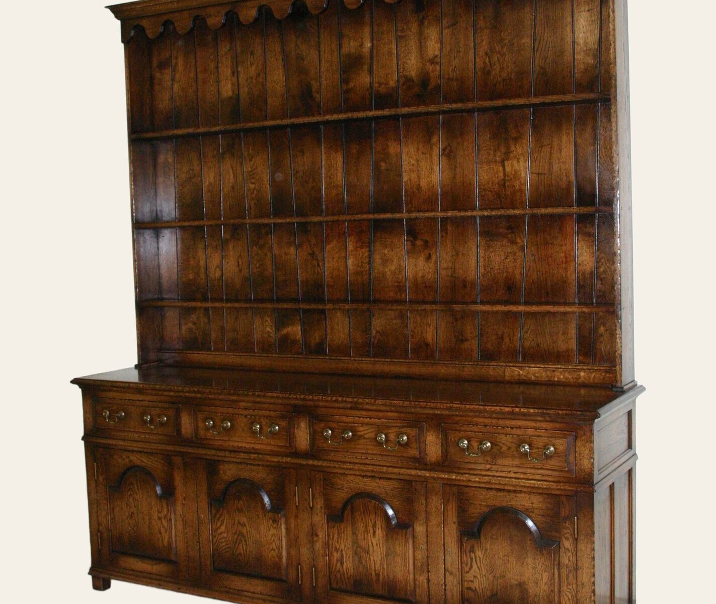 Welsh dresser base and rack — handmade by Bryn Hall in Suffolk