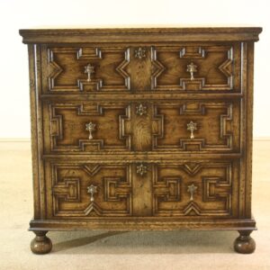 Moulded front chest of drawers 978, front view — handmade by Bryn Hall in Suffolk