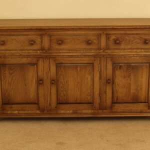 Denbigh dresser base 210, front view — handmade by Bryn Hall in Suffolk