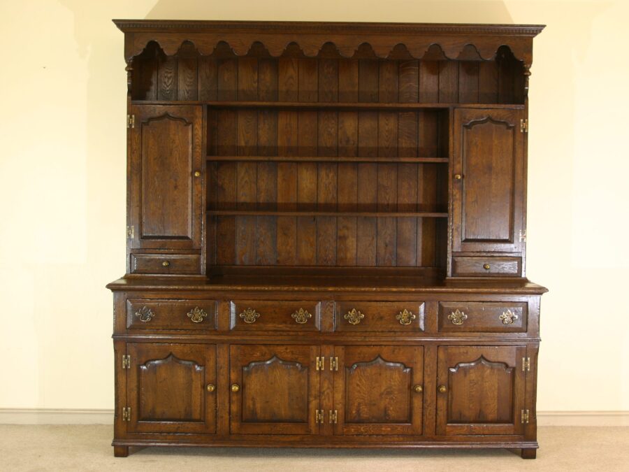Four door dresser and rack 209, front view — handmade by Bryn Hall in Suffolk