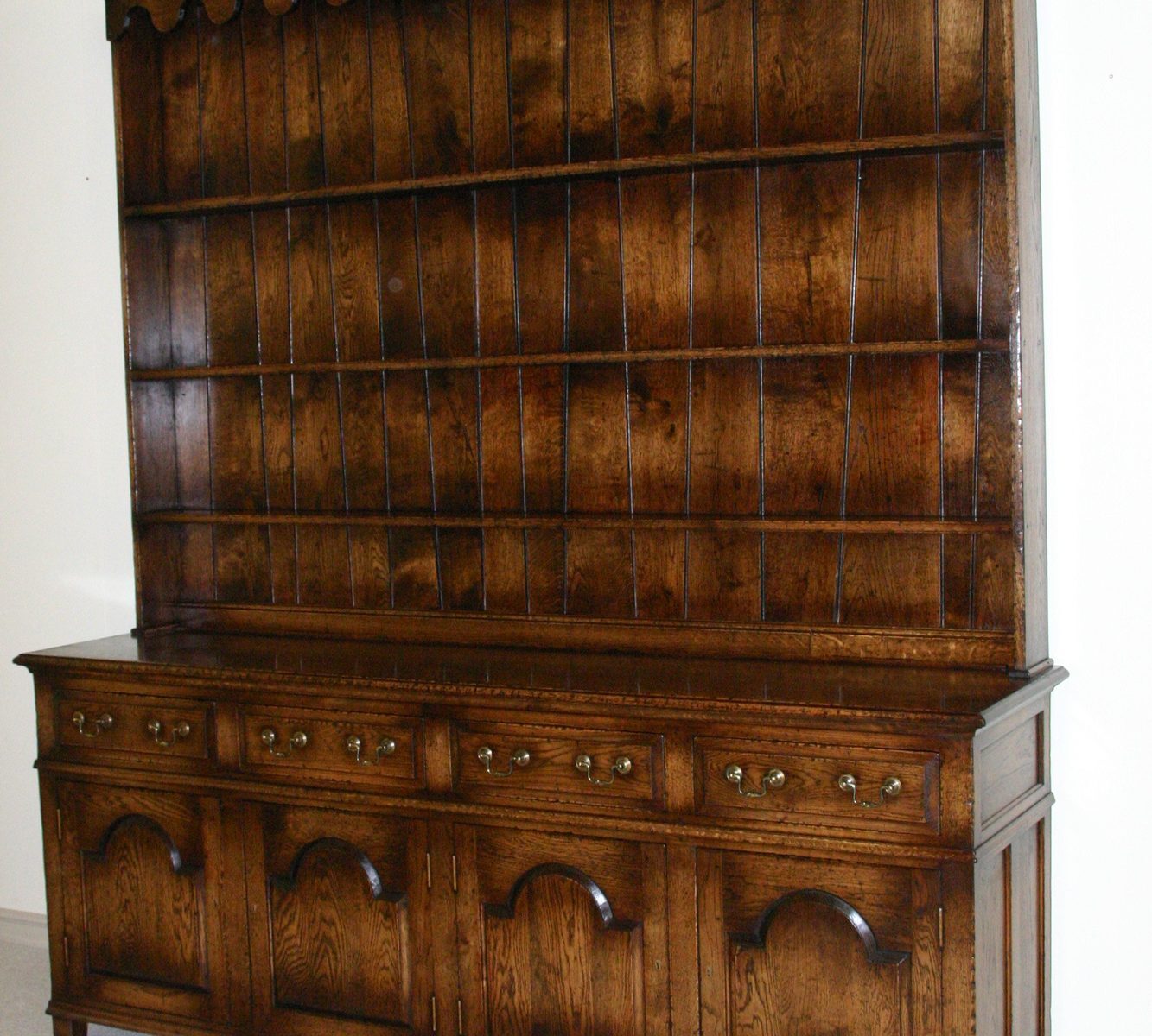 Welsh dresser base and rack — handmade by Bryn Hall in Suffolk