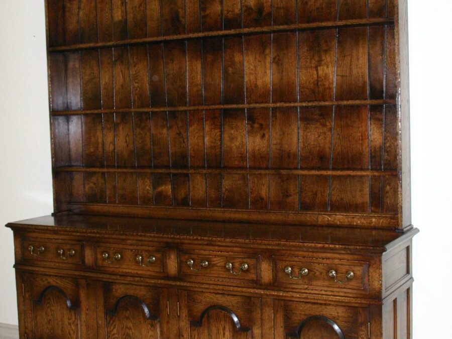 Welsh dresser base and rack — handmade by Bryn Hall in Suffolk