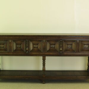 Moulded front potboard base 951, front view — handmade by Bryn Hall in Suffolk