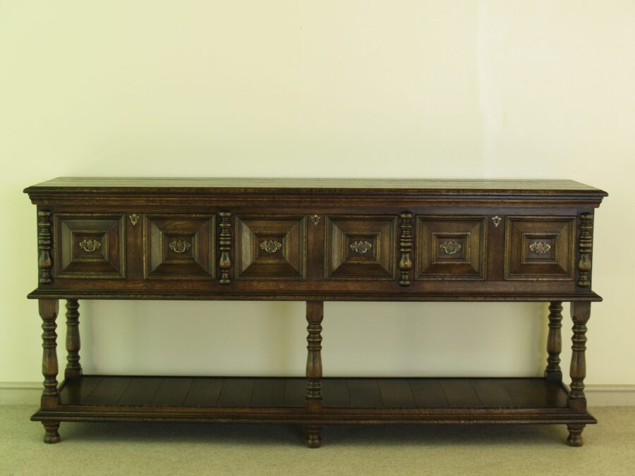 Moulded front potboard base 951, front view — handmade by Bryn Hall in Suffolk