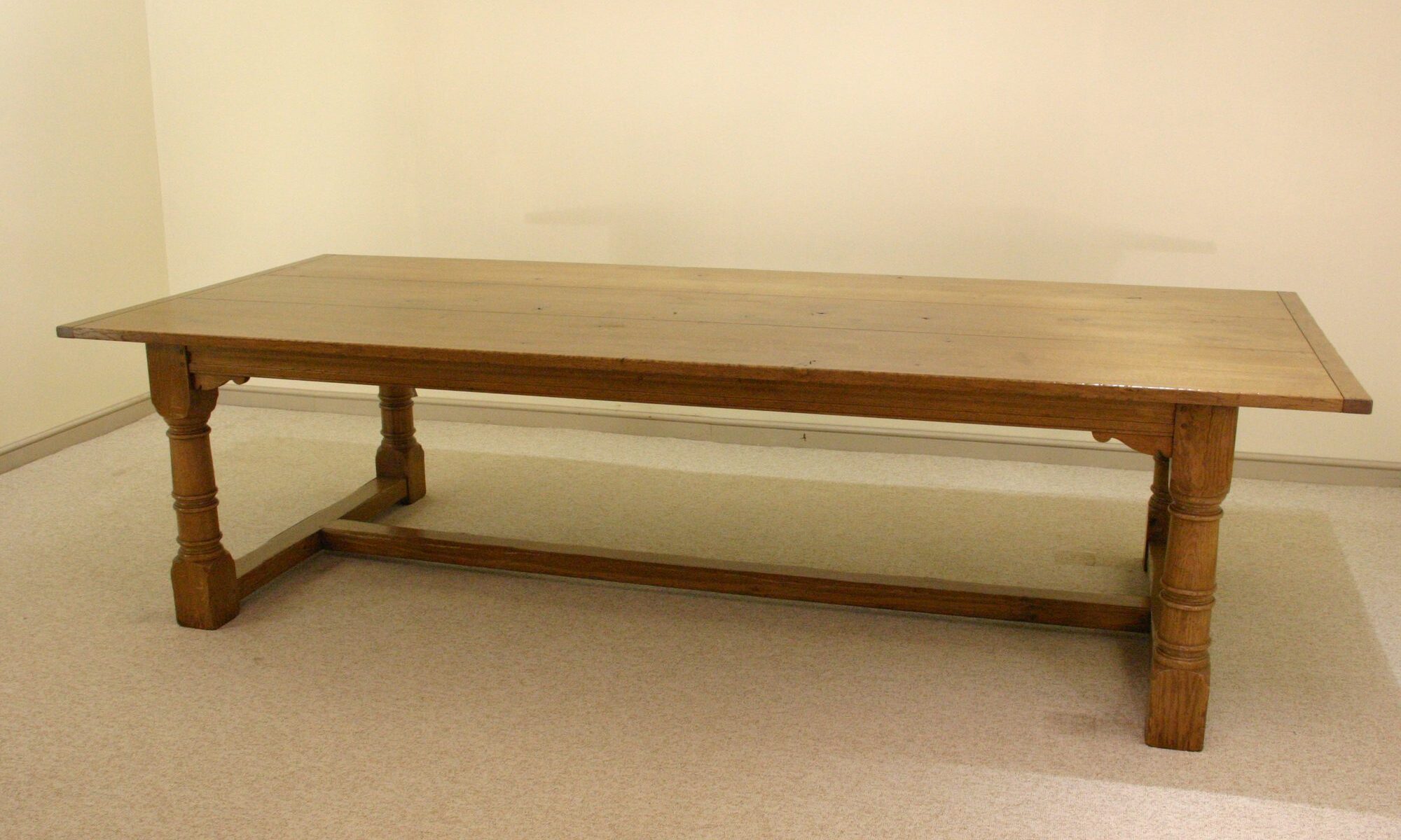 Refectory 303 9 ft 6 in long x 4 ft wide — handmade by Bryn Hall in Suffolk