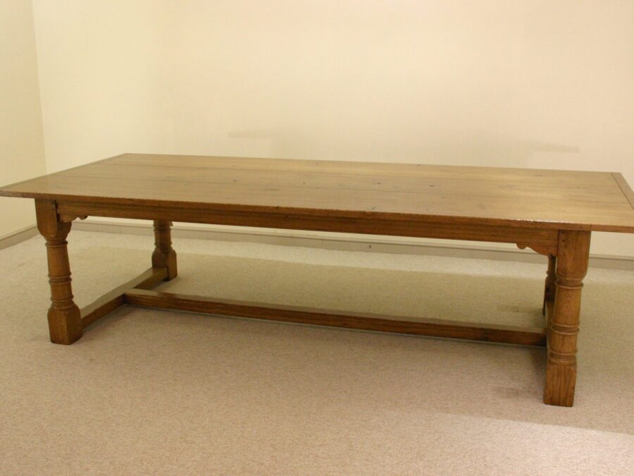 Refectory 303 9 ft 6 in long x 4 ft wide — handmade by Bryn Hall in Suffolk